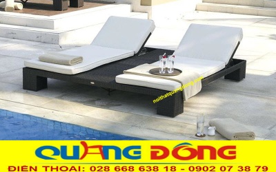 Thiết kế ở dạng đôi dùng cho 2 người mẫu ghế hồ bơi QD-507 dùng cho những không gian rộng đặc biệt