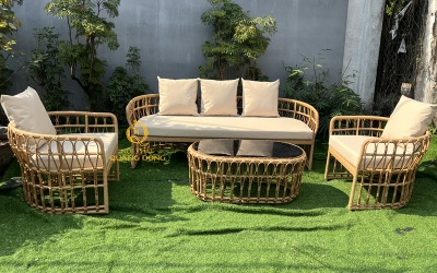 Soafa giả mây QD-684 ứng dụng hoàn toàn với kiểu đan mây tre tự nhiên tạo dáng mảnh với sợi mây mỏng nhưng vô cùng cắc chắn