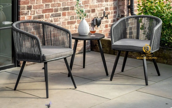 Mẫu ghế ngoài trời giả mây cao cấp