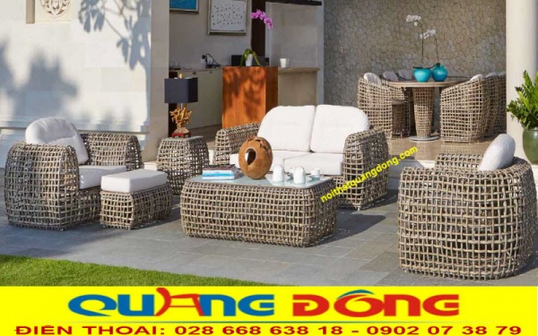 lựa chọn chính xác nhất khi chọn bộ sofa mây nhựa QD-650 cho sân vườn của bạn, sản phẩm mang phong cách tây, chất tự nhiên được thể hiện rõ ở từng chi tiết