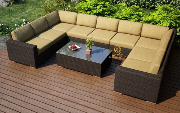 Sofa mây nhựa QD-735