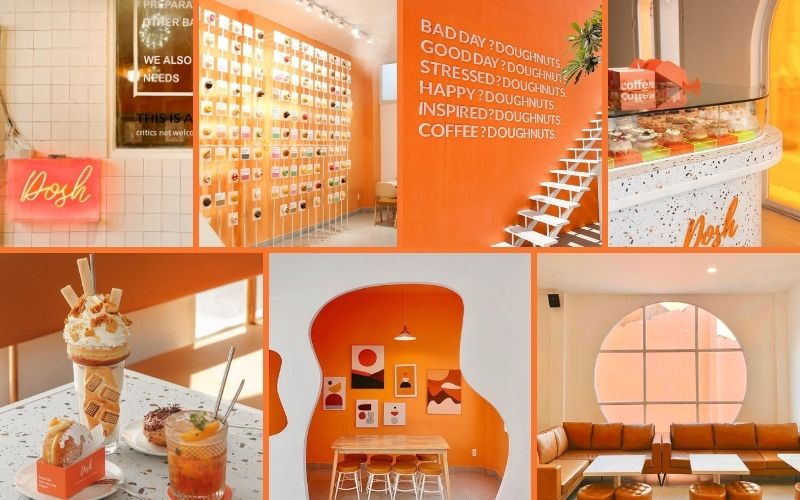 Dosh Doughtnut & Coffee top quán cà phê đẹp tại Quận 1