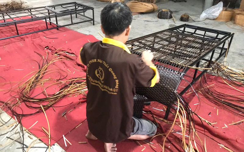 Sợi mây nhựa có khả năng kháng tia UV, kháng nước