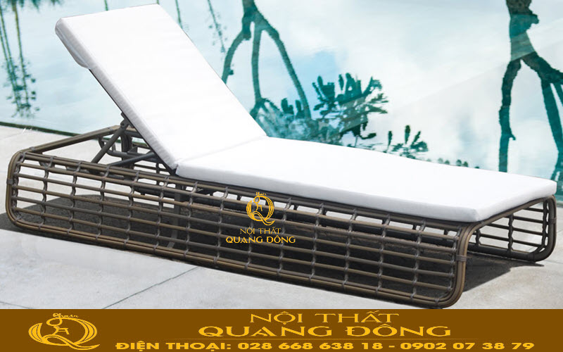 Ghế nằm hồ bơi QD - 1253 kiểu dáng đẹp Ghế nằm hồ bơi QD - 1253 sang trọng, hiện đại