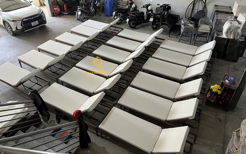 Ghế hồ bơi QD-1272 được kiểm tra nghiêm ngặt trước khi bàn giao cho khách