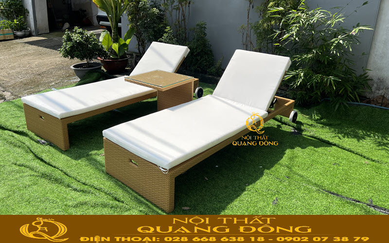 Ghế nằm thư giãn QD-253 thiết kế không tay rộng thoáng