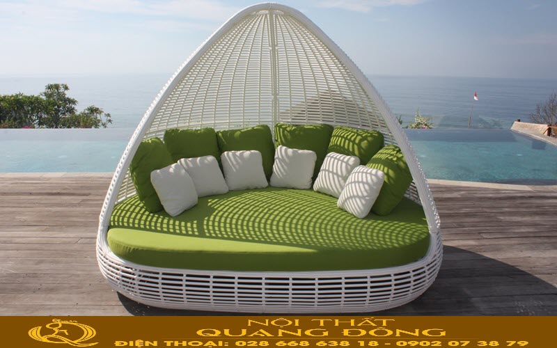 Giường tắm nắng QD-533 nhẹ nhàng, sang trọng