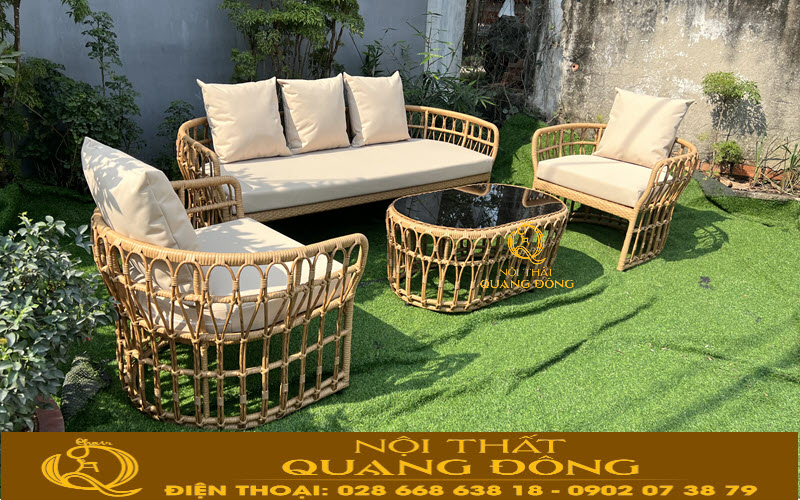 Sofa ngoài trời có độ bền cao, tiết kiệm chi phí thay thế, sữa chữa