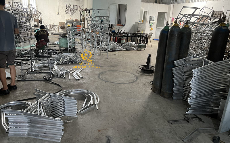 Khung ghế nhựa giả mây QD-317