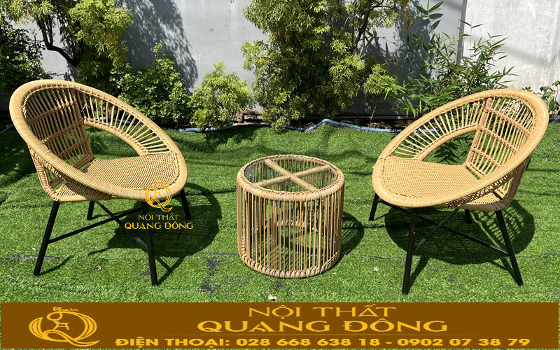 Sợi mây nhựa có khả năng kháng tia UV, không thấm nước