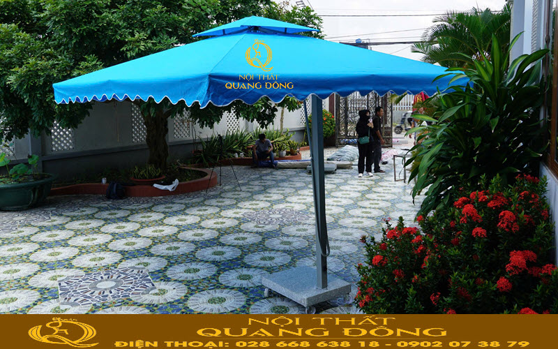 Dù lệch tâm 3.5 mét có độ che phủ rộng