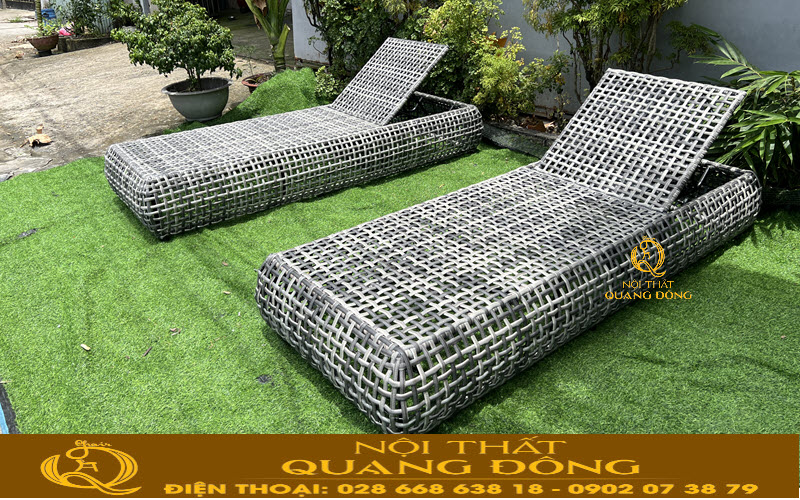 Ghế hồ bơi QD-1281 sử dụng chất liệu bền bỉ