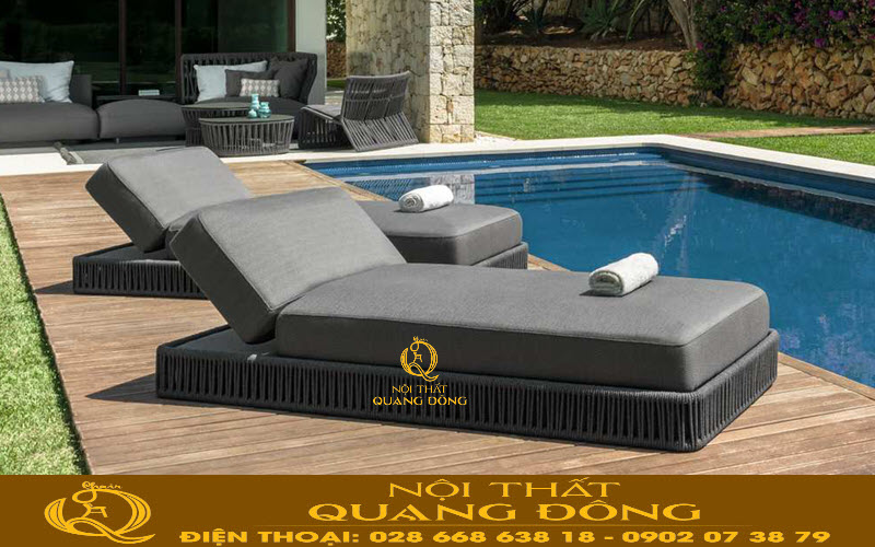 Bảo dưỡng định kỳ giúp ghế luôn bền, đẹp như mới Ghế hồ bơi nhựa mây thiết kế tinh tế, sắc xảo