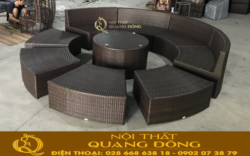 Công ty sản xuất bàn ghế sofa giả mây